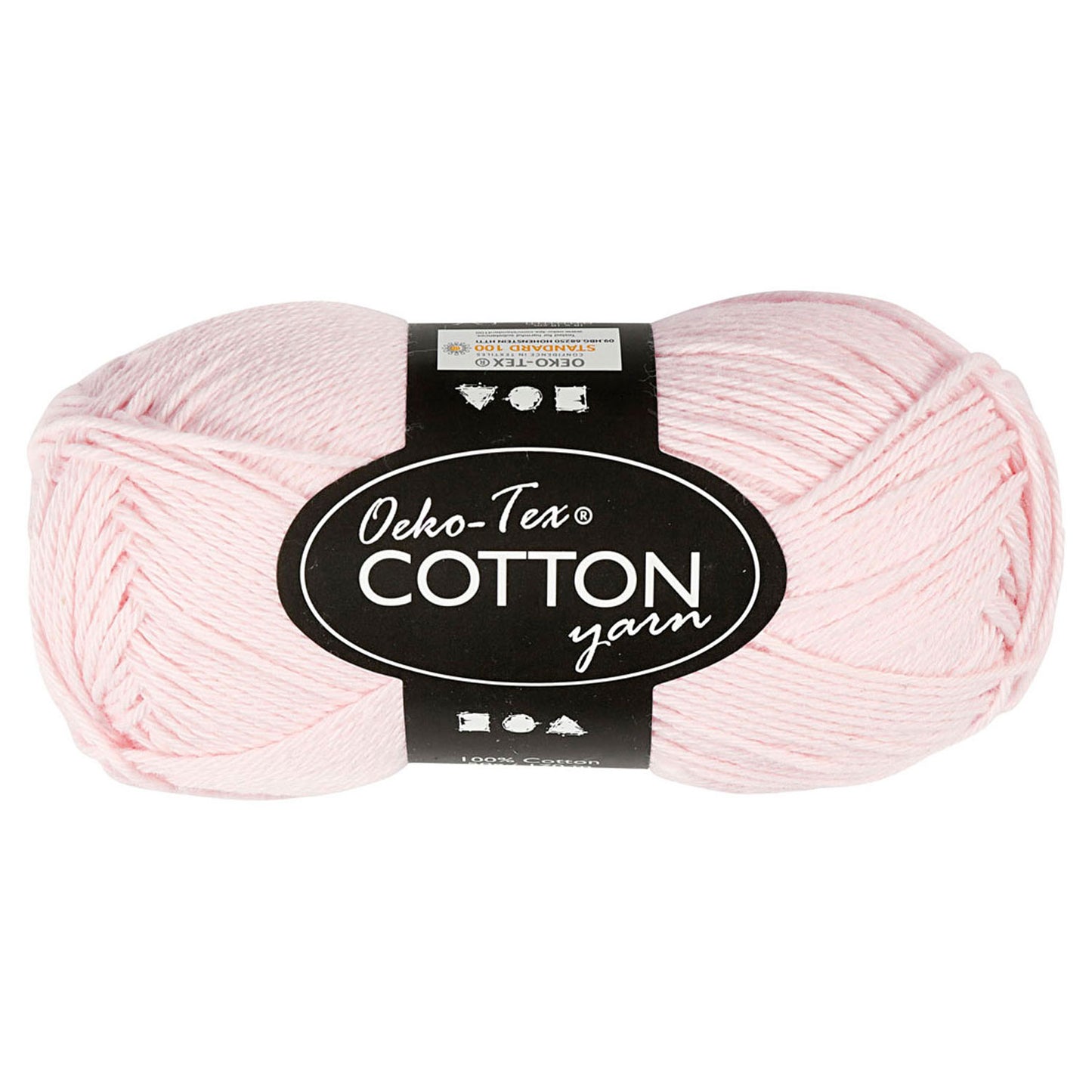 Baumwollgarn, staubige Rose, 50gr, 170 m