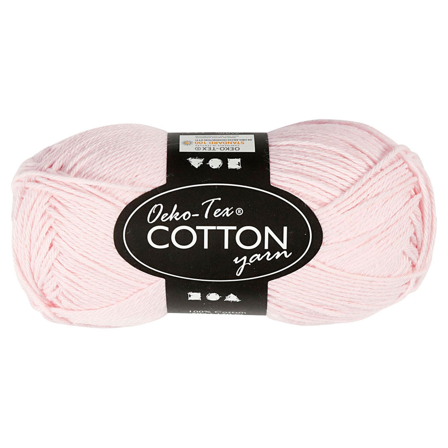Baumwollgarn, staubige Rose, 50gr, 170 m