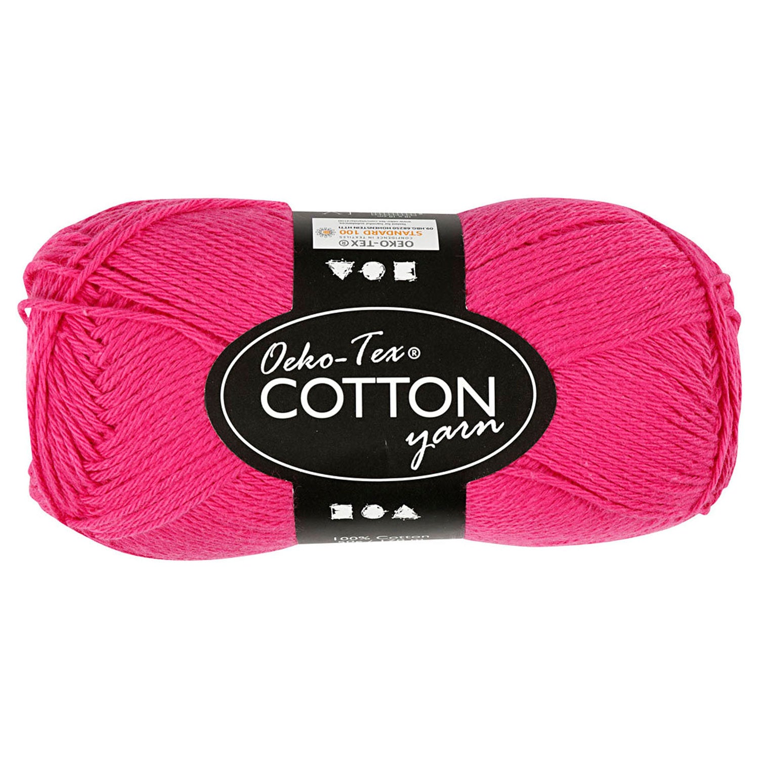 Baumwollgarn, Pink, 50gr, 170 m