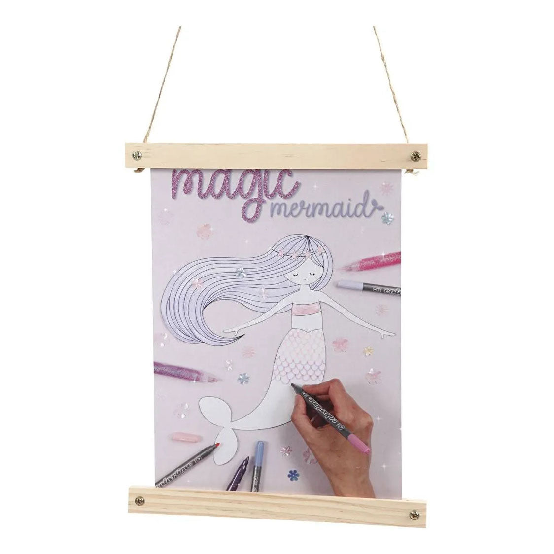 Holzplakatanhänger für A4 -Format.