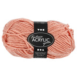 Acrylgarn, Beige, 50gr, 80m - afbeelding 1