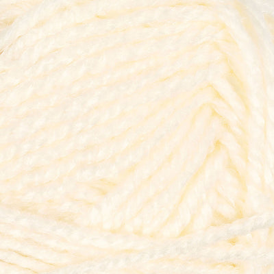 Acrylgarn, Off-White, 50gr, 80m