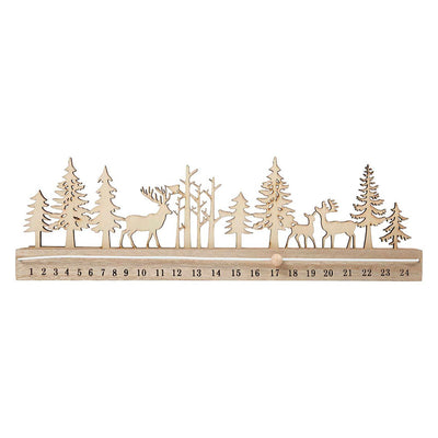 Dekorieren Sie Ihren eigenen Holz -Adventskalender
