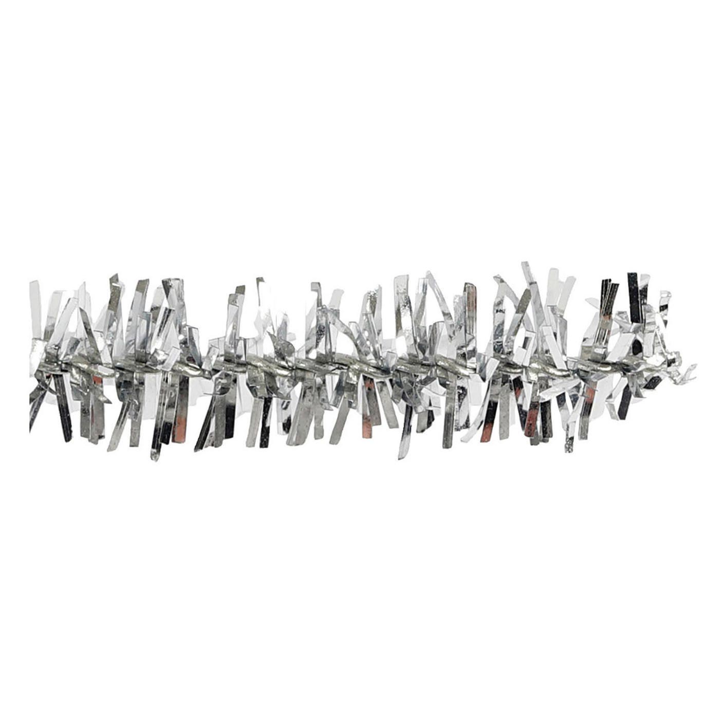 Chenille Silber 30cm, 50Stück.