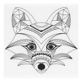 Bögen Schrumpffolie mit Motiven von Wildtieren, 4 Stk. - afbeelding 3