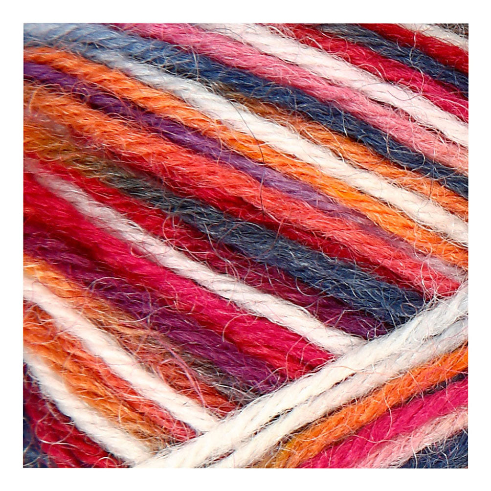 Creativ Company Sockengarn Blau Rot, 200m
