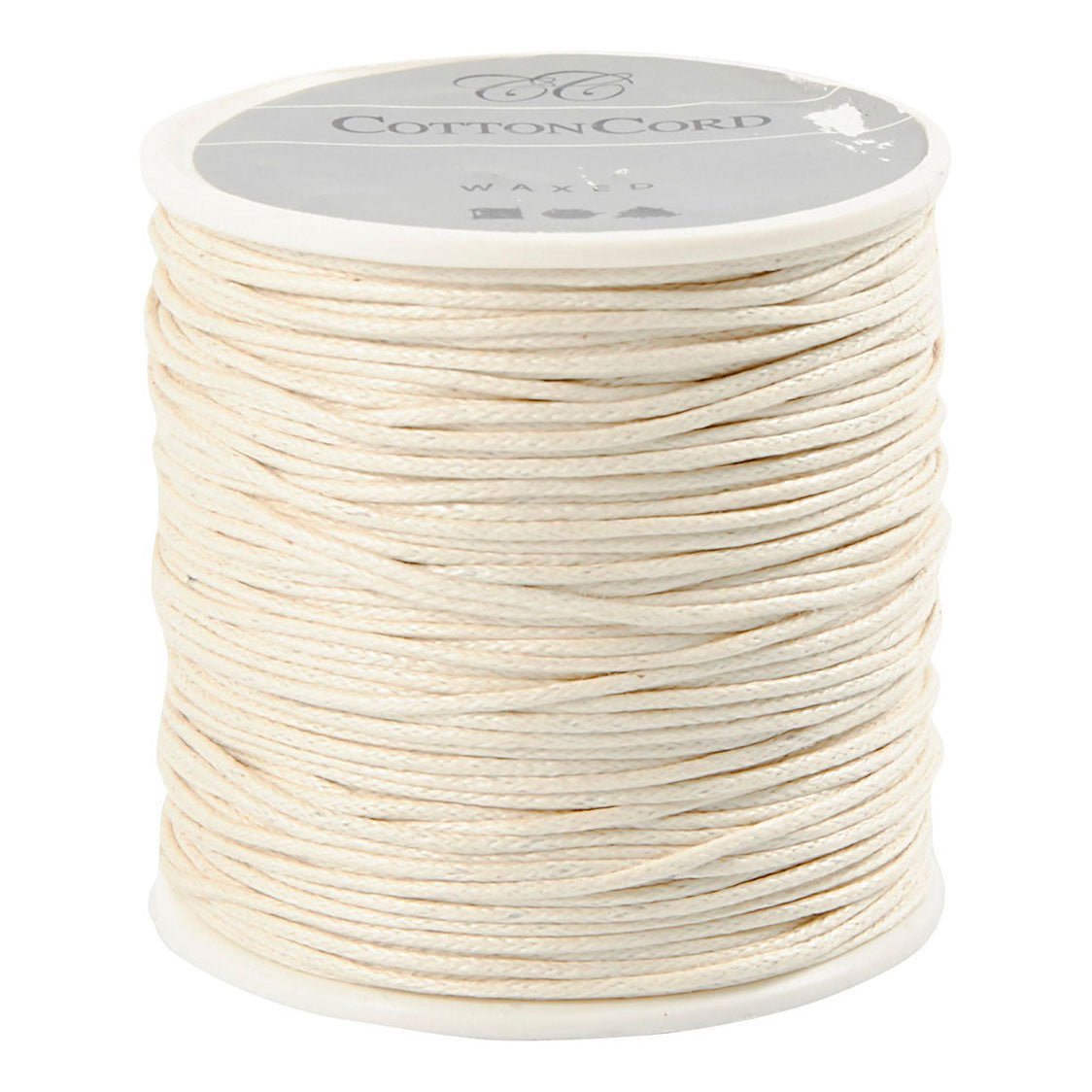 Creativ Company Baumwollkordel Off-white Stärke 1 mm, 40m