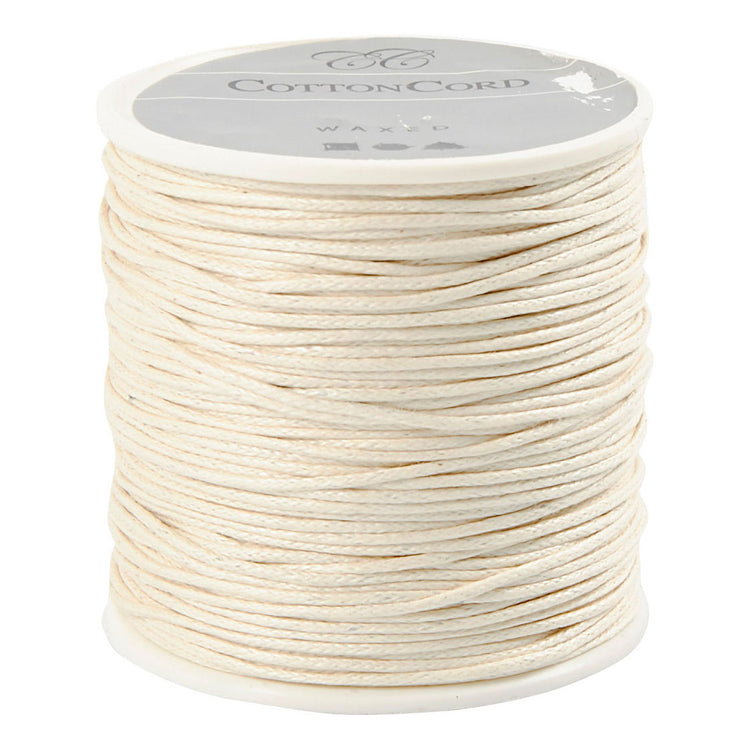 Creativ Company Baumwollkordel Off-white Stärke 1 mm, 40m