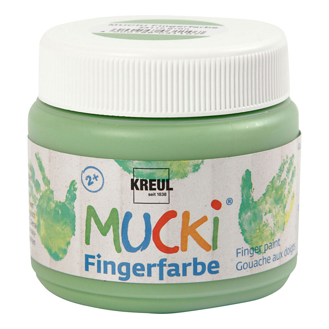 Kreativfirma Mucki Finger Paint Green, 150 ml