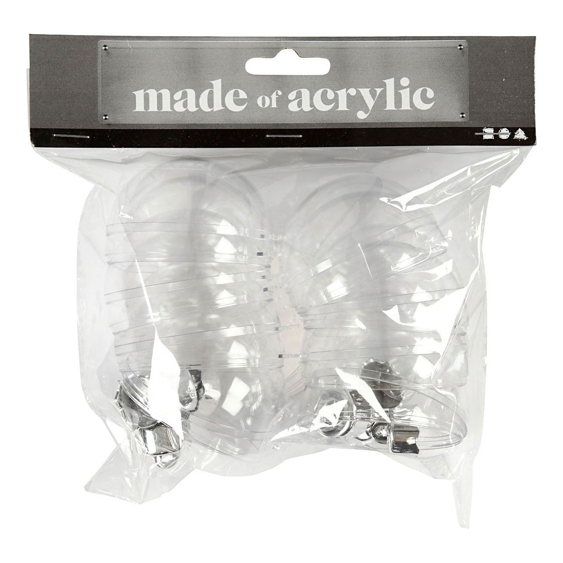 Creativ Company Deco Bälle transparent 6 cm, 8st.