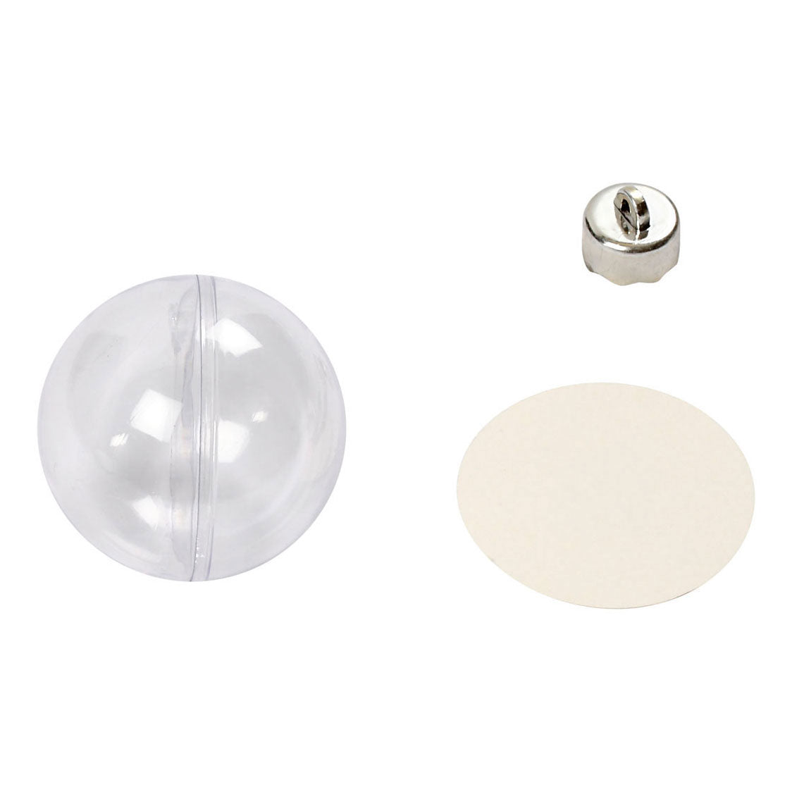 Creativ Company Deco Bälle transparent 6 cm, 8st.