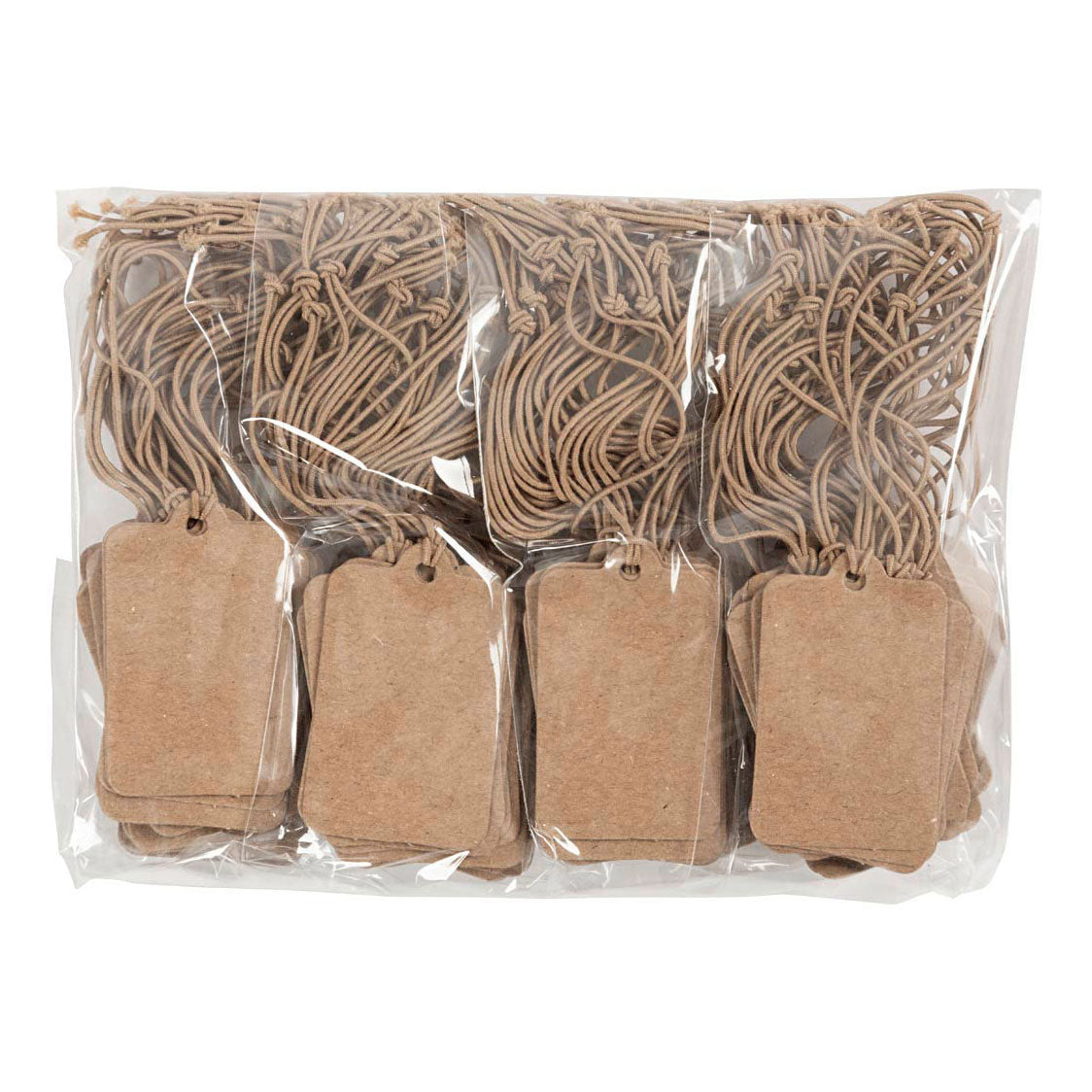 Creativ Company Beschriftungen hellbraun 25x40mm, 100..