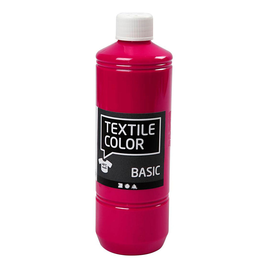 Kreativfirma Textilfarbe Farbe Primärrot, 500 ml