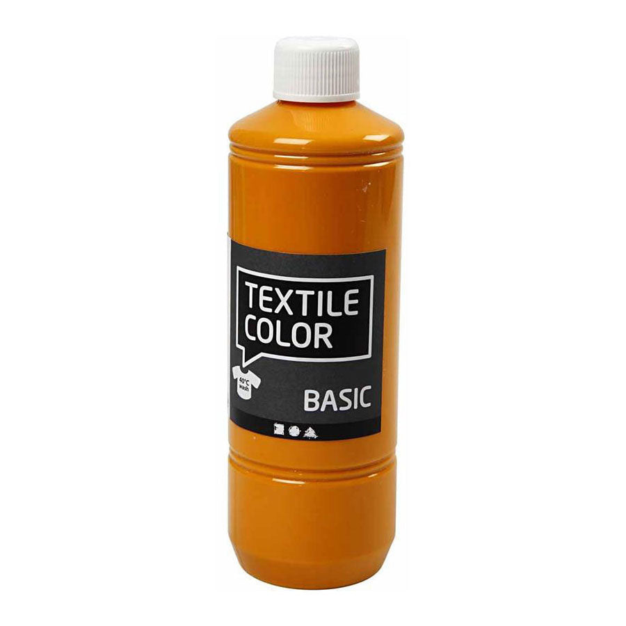 Creativ Company Textilfarbe – Senf, 500 ml