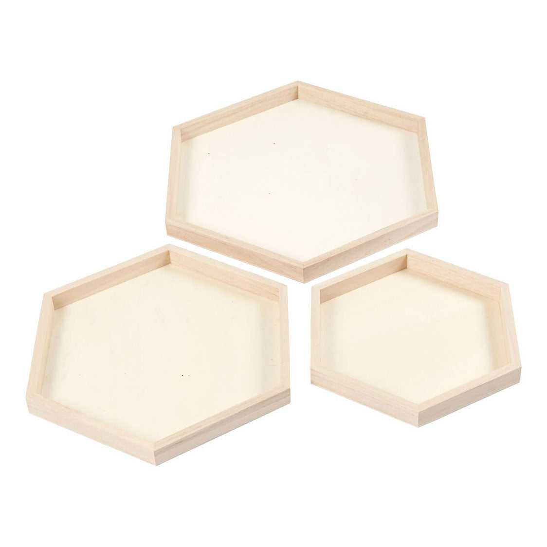 Kreativfirma Holzschalen vielfältig, 3 3 Set von 3