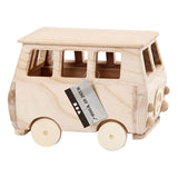Creativ Company Wooden Mini Bus, 17x10x13 cm - afbeelding 2