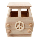 Creativ Company Wooden Mini Bus, 17x10x13 cm - afbeelding 3