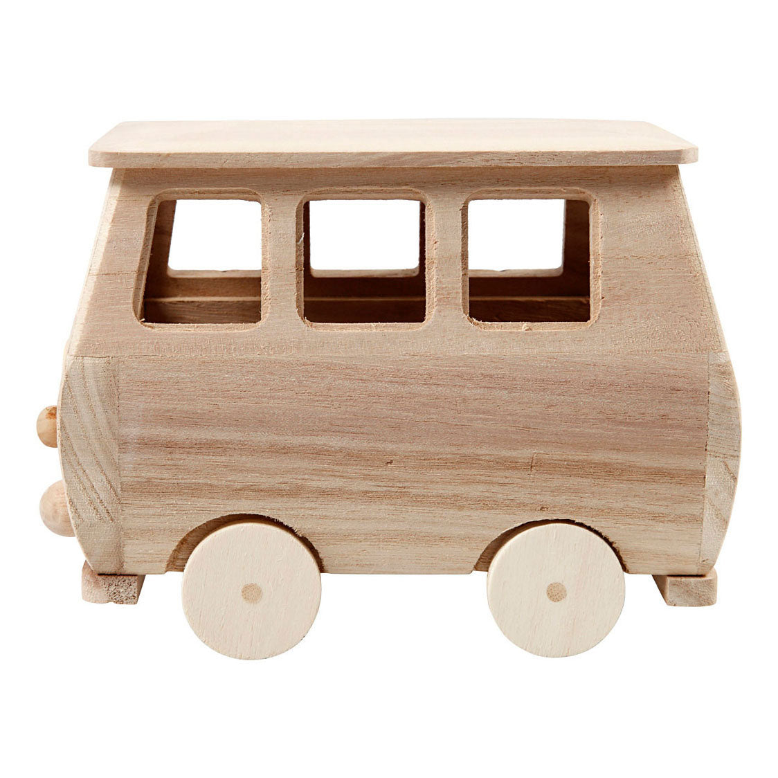 Creativ Company Wooden Mini Bus, 17x10x13 cm