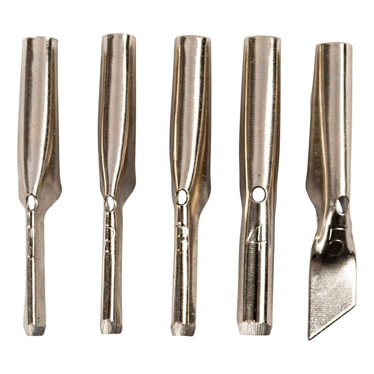 Creativ Company Linoleum-Schneidset, 5-teilig, 1 Set