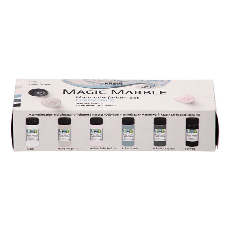 Creativ Company Marble Pastel Pastellfarben, 6x20ml