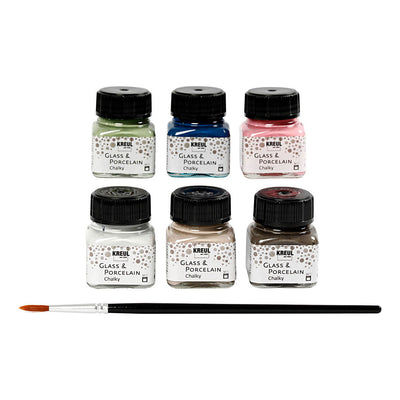 Creativ Company Glasen Porzellan Farbe Limettenfarbe, 6st.