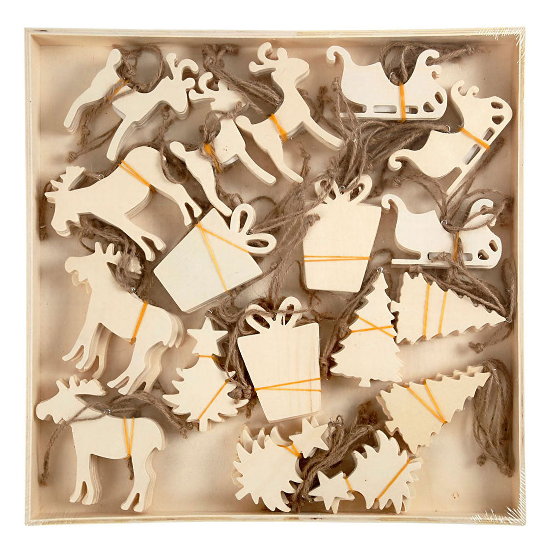 Creativ Company Holzverzierungen Weihnachten, 90.