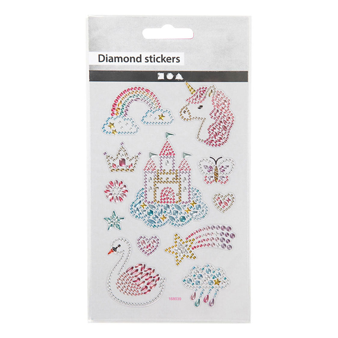 Kreativfirma Diamant Sticker Unicorn, 1 Blatt