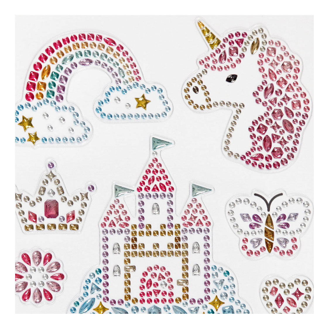 Kreativfirma Diamant Sticker Unicorn, 1 Blatt