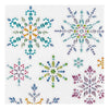 Kreativfirma Diamant Sticker Eiskristalle, 1 Blatt