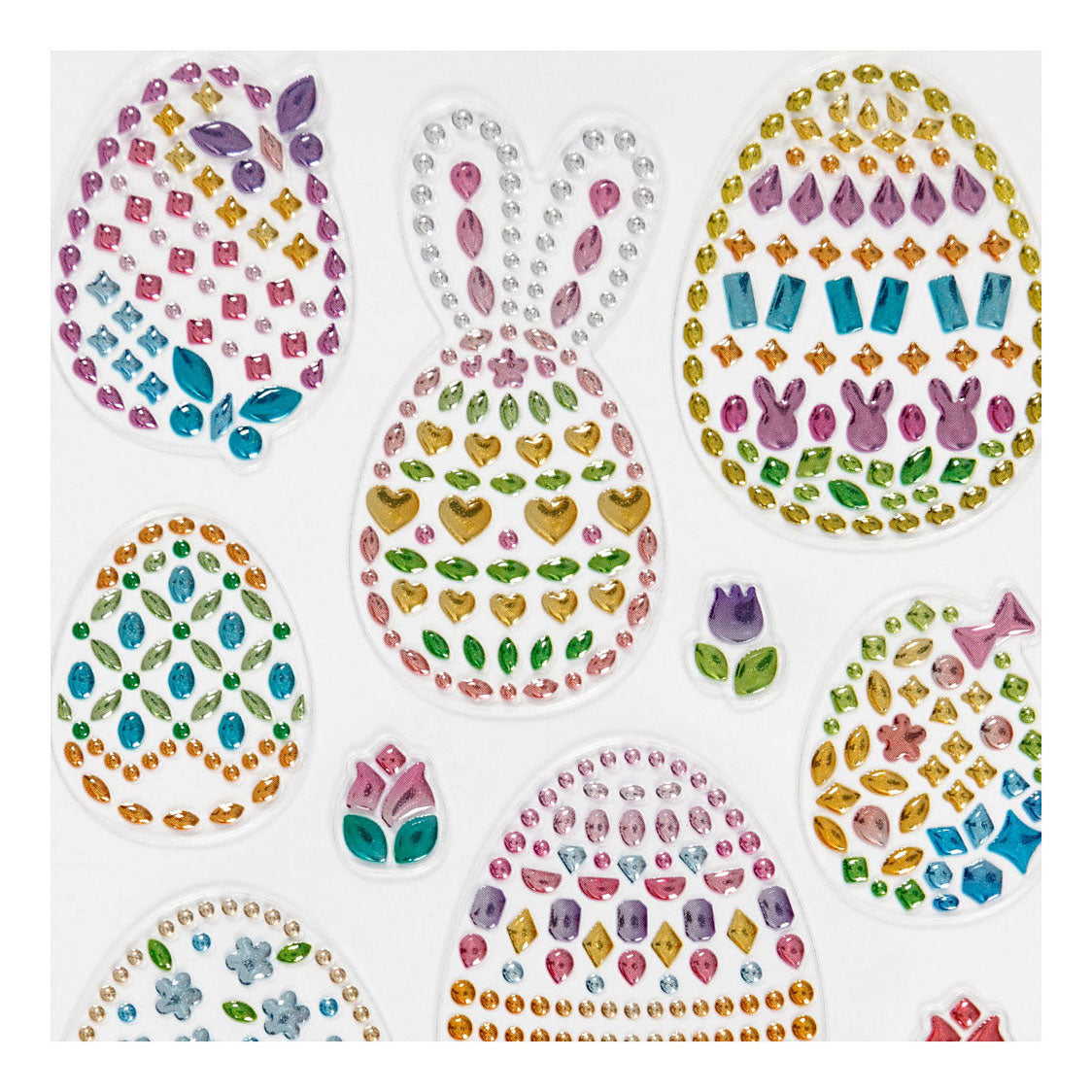 Kreativfirma Diamant Sticker Ostereier, 1 Blatt