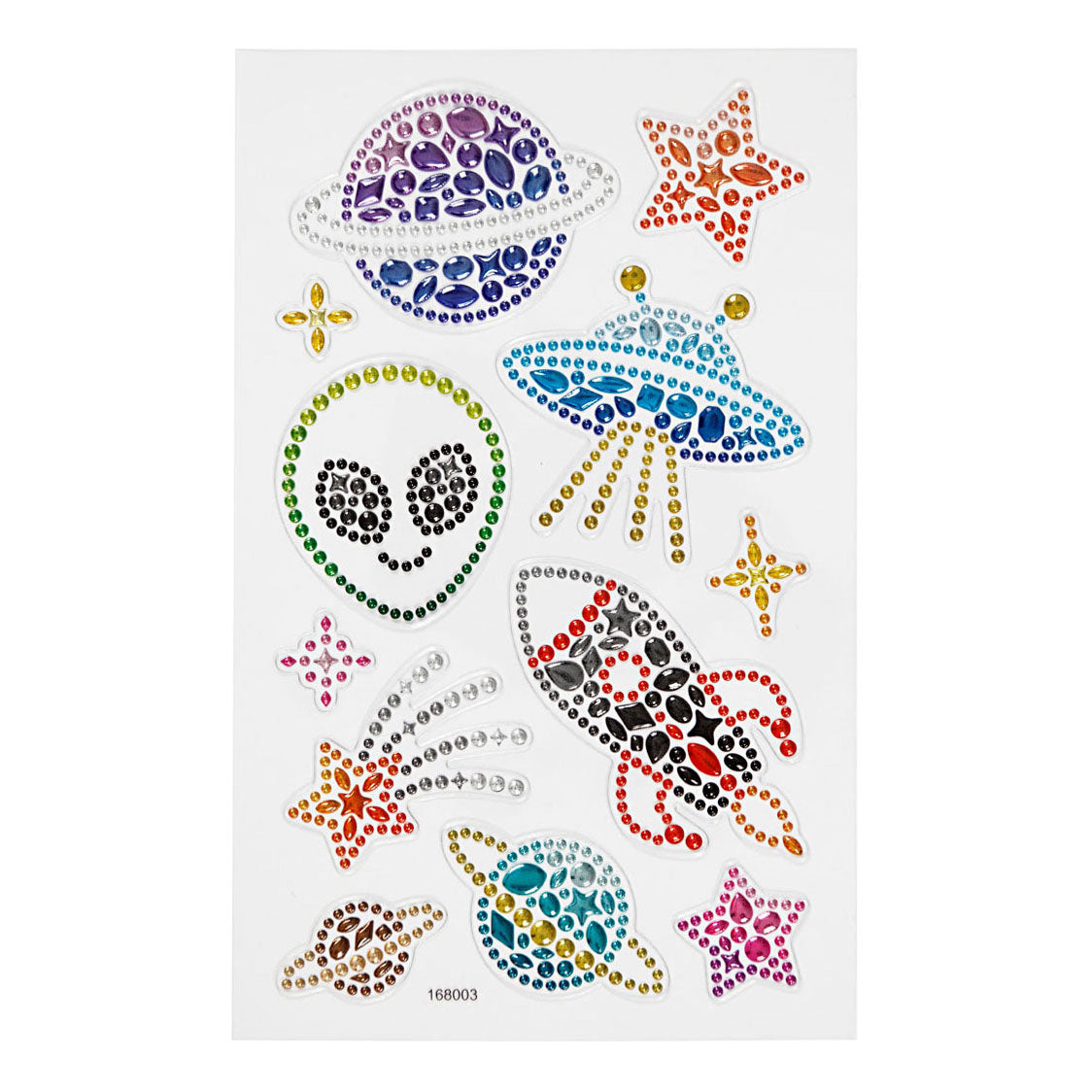 Kreativfirma Diamant Sticker Space, 1 Blatt