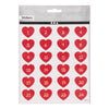 Creativ Company Stickers Heart mit Zahl, 1 Blatt