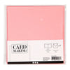 Creativ Company -Karten und Umschläge Pink, 4st.