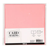 Creativ Company -Karten und Umschläge Pink, 4st. - afbeelding 1
