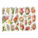 Creativ Company Vintage Bilder Frühlingsblumen, 2 Blätter - afbeelding 2