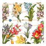 Creativ Company Vintage Bilder Frühlingsblumen, 2 Blätter - afbeelding 3