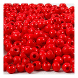 Kreativfirma Holzperlen rot, 150. - afbeelding 2