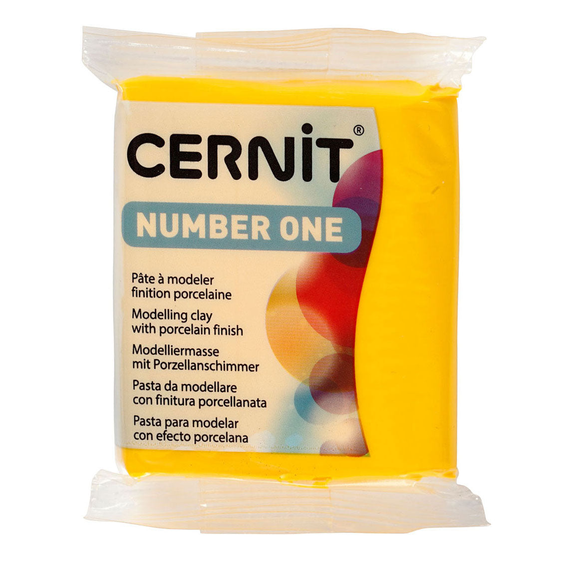 Kreativfirma Cernit Mountain Klei Geel, 56 Gramm