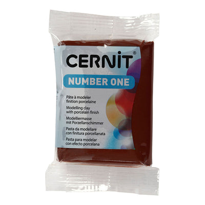 Kreativfirma Cernit Mountain Klei Brown, 56 Gramm