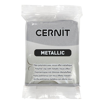 Kreativfirma Cernit Montage Ton Silber, 56 Gramm