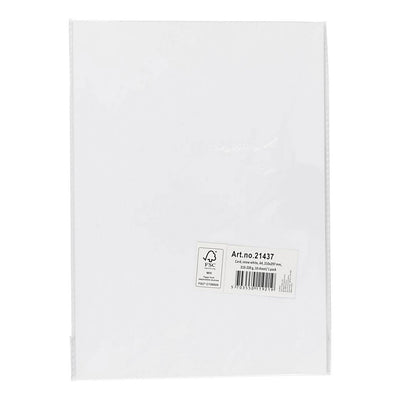 Creativ Company Farbiger Karton weiß A4 210-220g, 10 Blatt