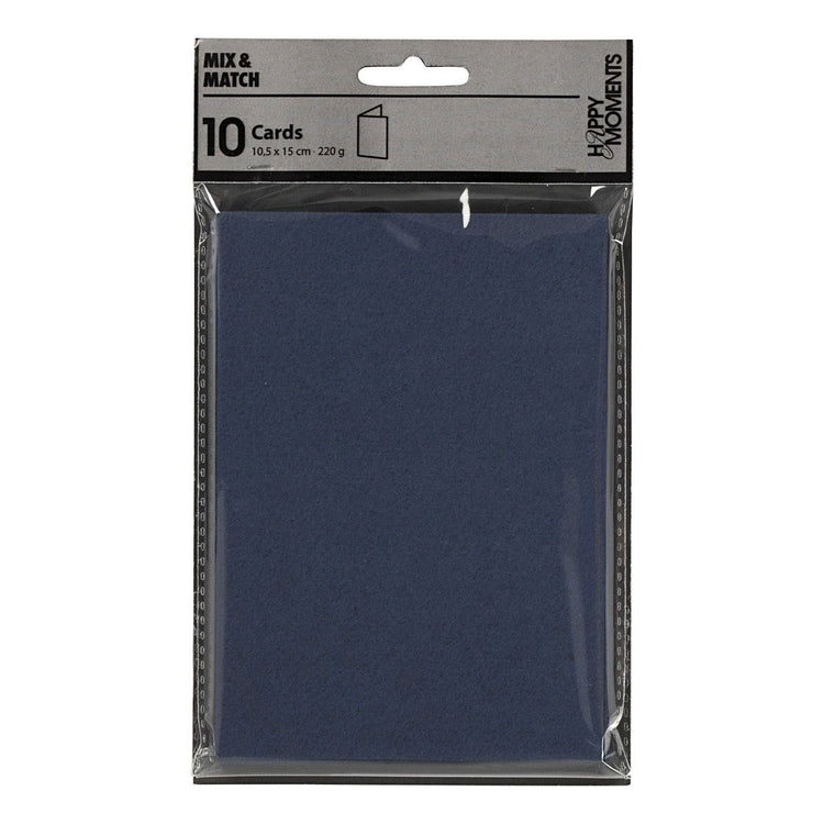 Creativ Company Cards Blue 10.5x15cm, 10st.
