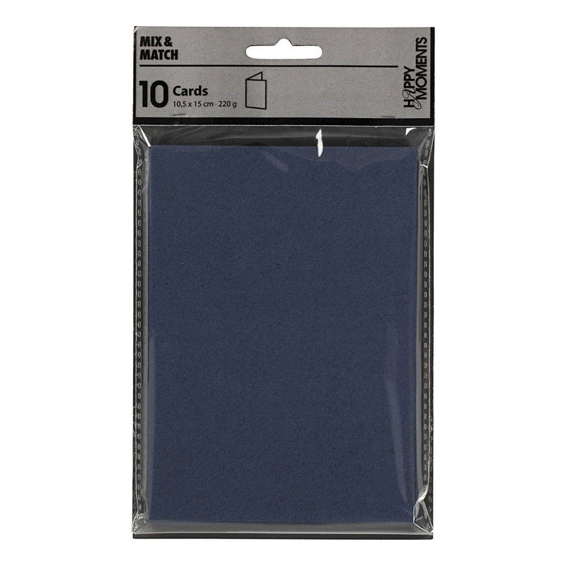 Creativ Company Cards Blue 10.5x15cm, 10st.
