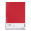 Creativ Company Cardboard Red A4 220g, 10st.