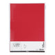 Creativ Company Cardboard Red A4 220g, 10st.
