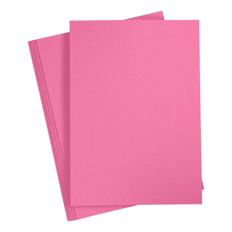 Creativ Company Cardboard Pink A4 220g, 10st.