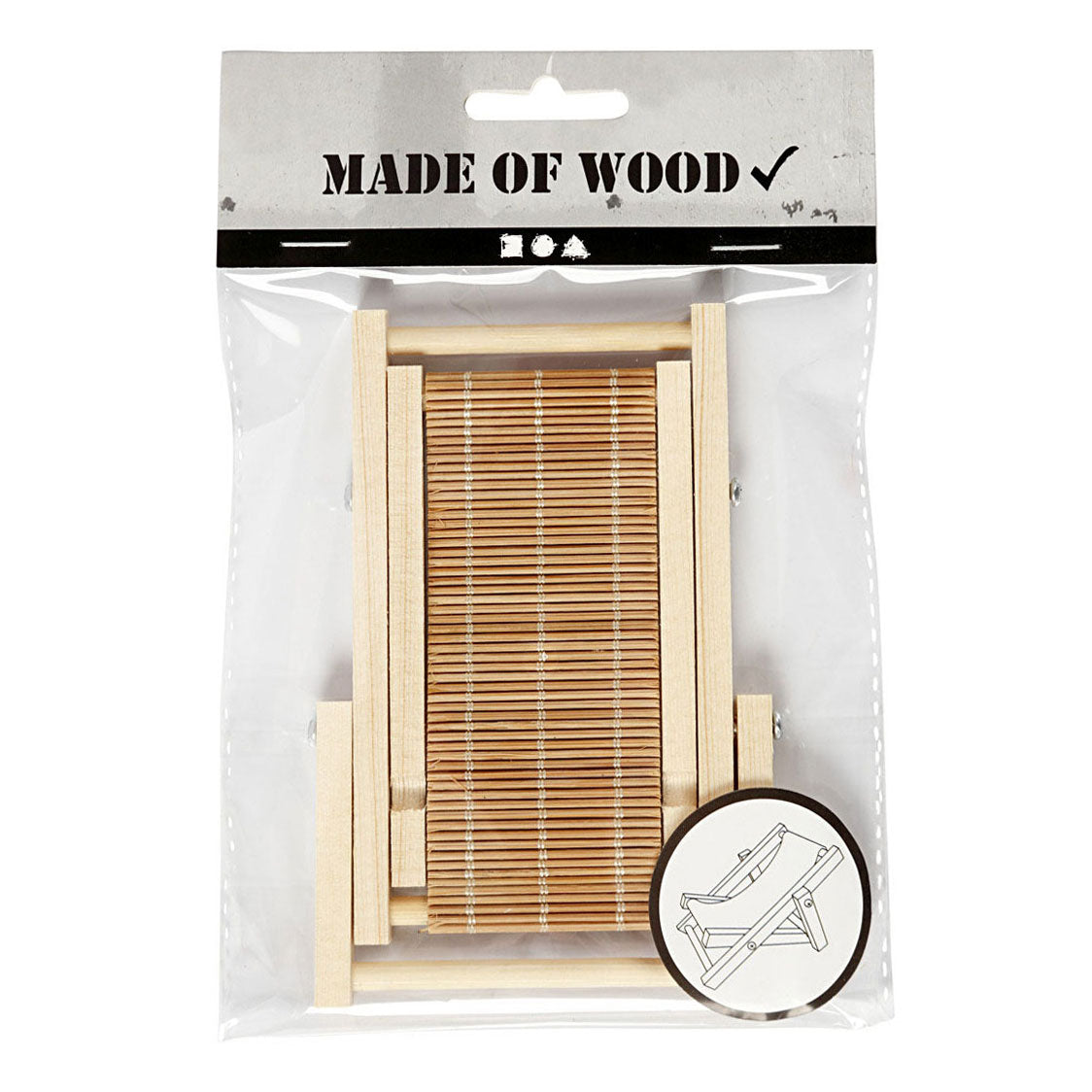 Creativ Company Wooden Mini Beach Stuhl