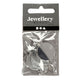 Creativ Company Brochepeld versilbert 20mm, 10st.