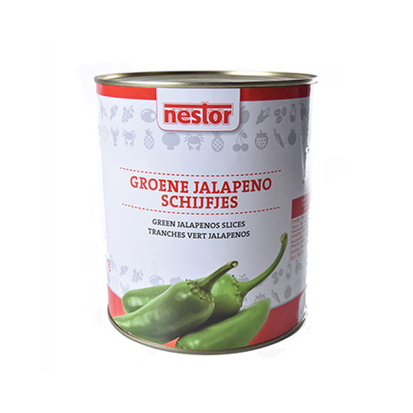 Nestor grüne Jalapeno-Scheiben (3 Liter)