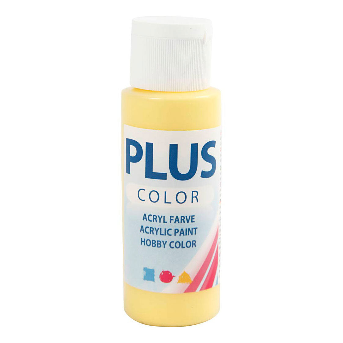 Creativ Company plus Farb -Acryl -Farbprimerose Gelb, 60 ml